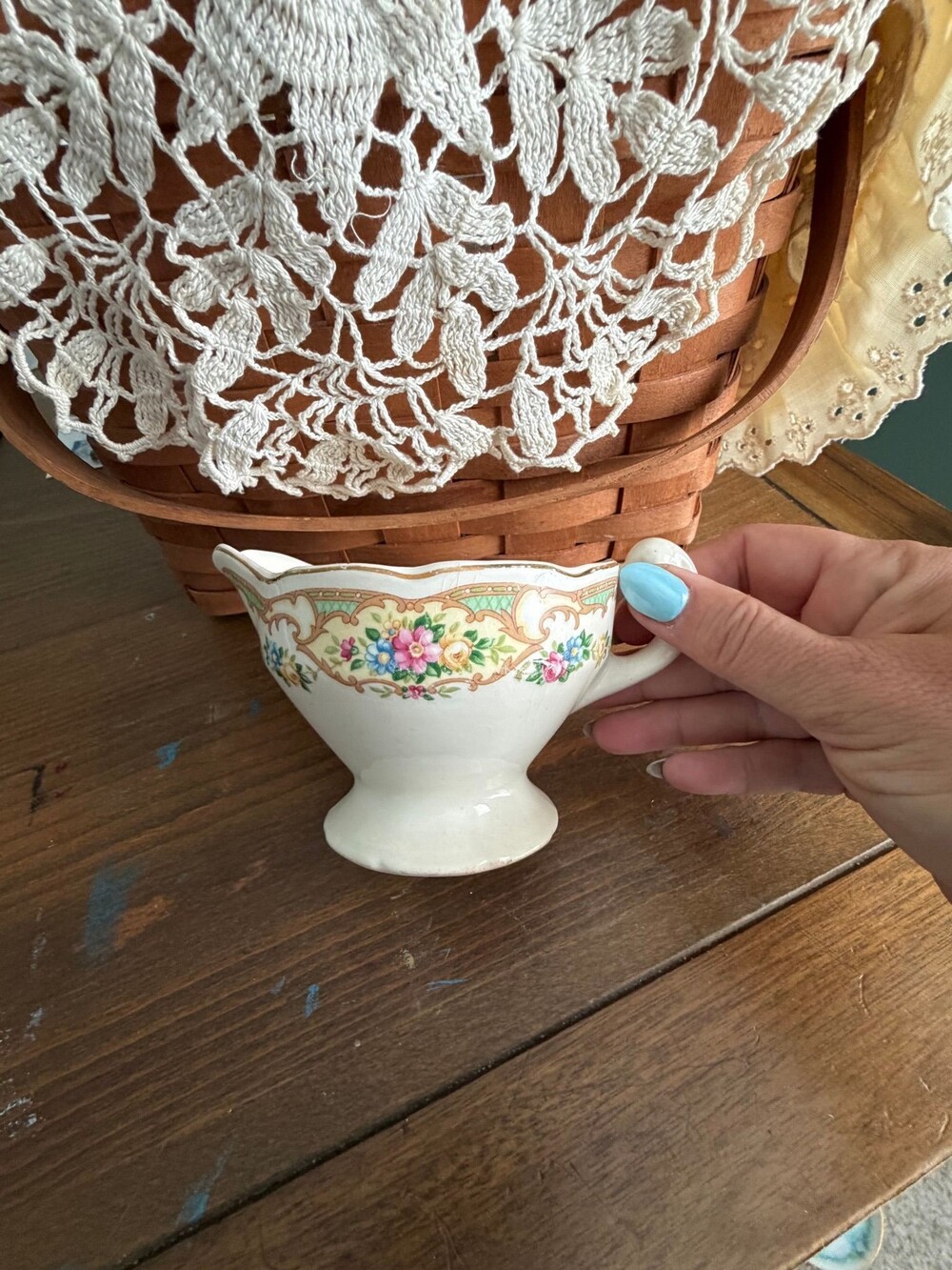 #7 Vintage creamer “Mildred pattern”
